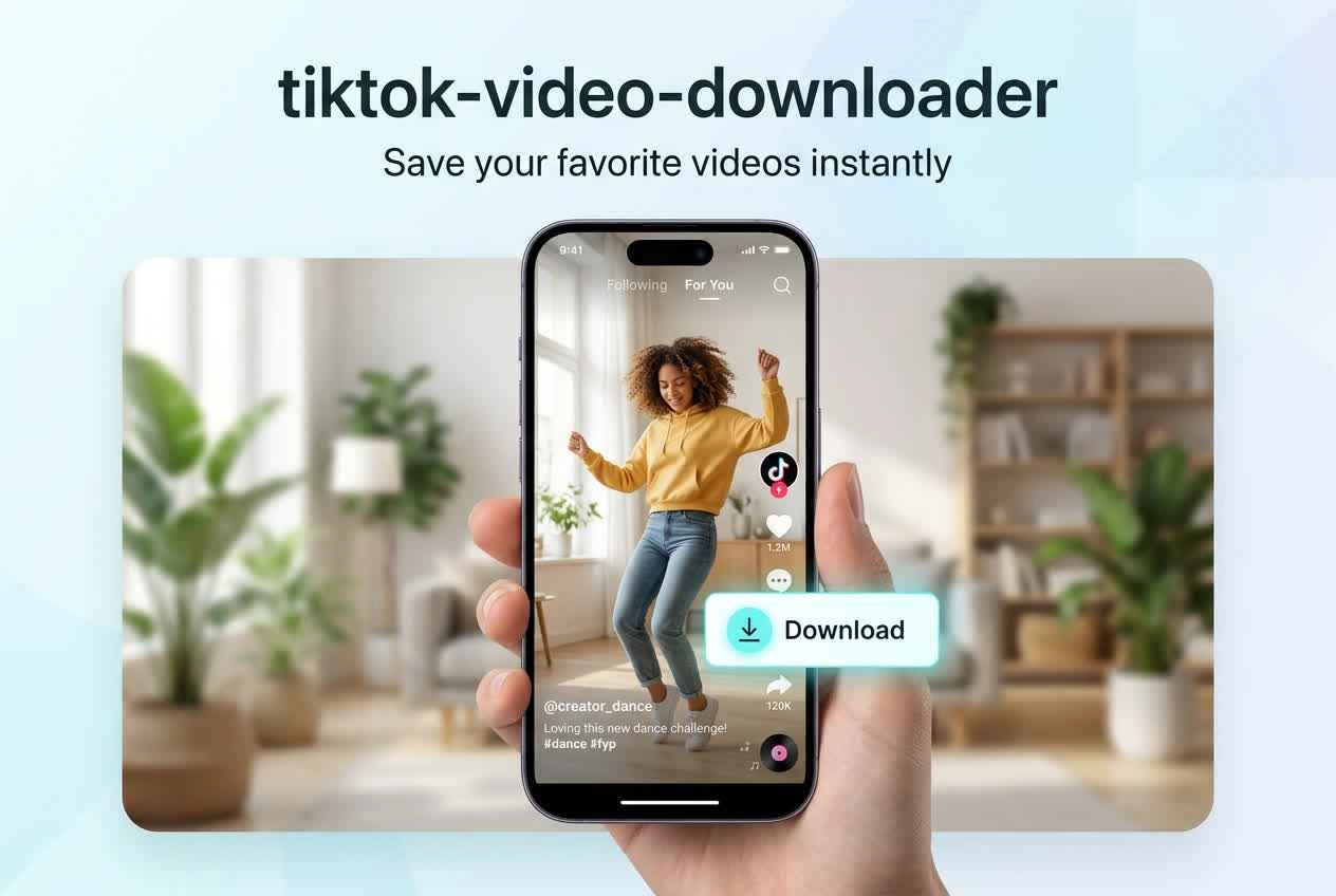 무료 TikTok 비디오 다운로더 온라인-워터 마크없이 TikTok 비디오 다운로드