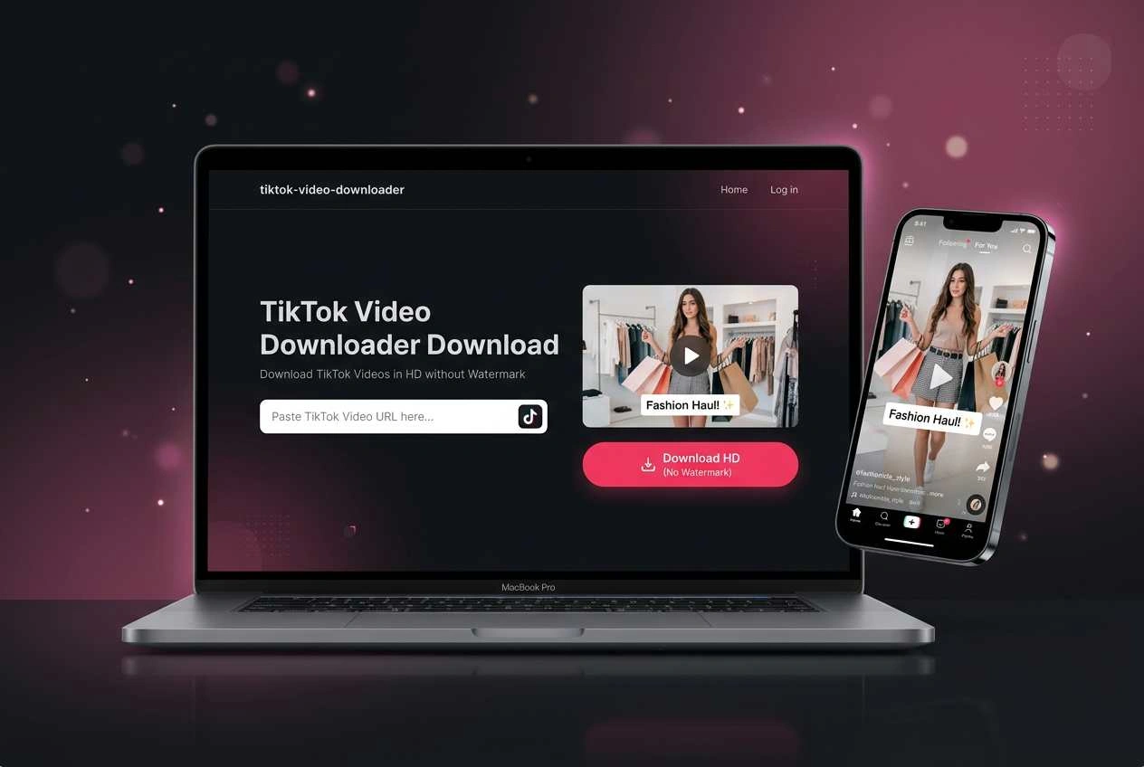 워터 마크가없는 TikTok 다운 로더-깨끗한 HD MP4 출력