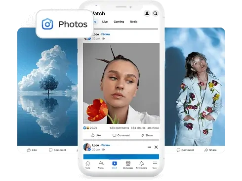 Facebook Reels Downloader für vertikale Clips