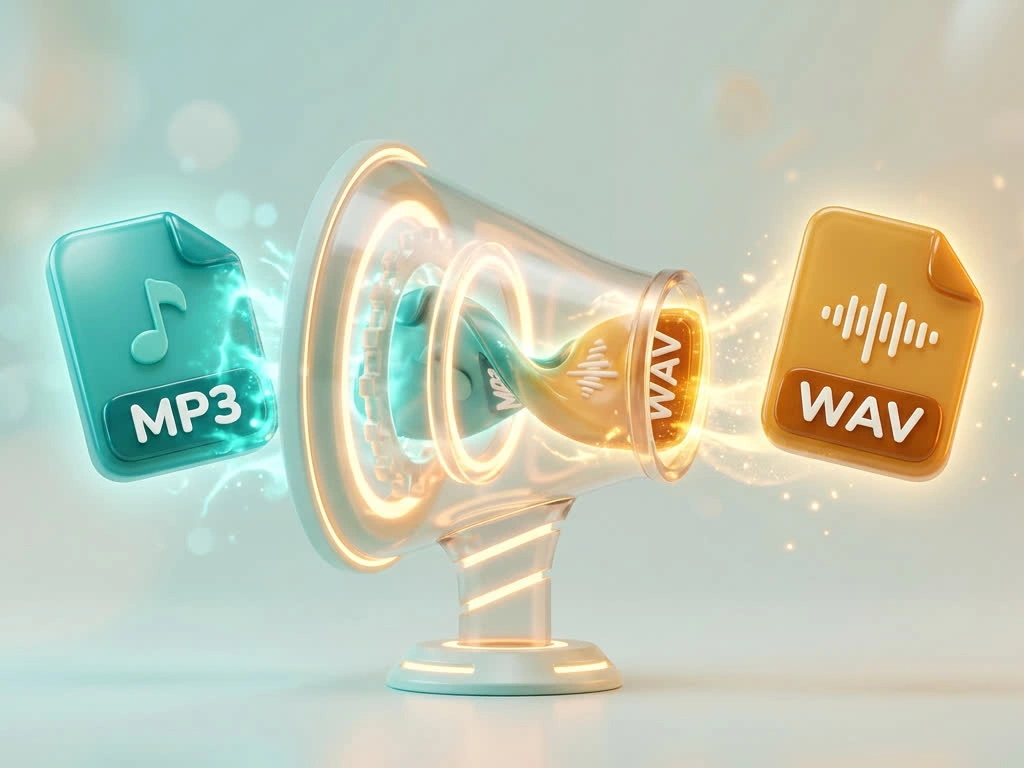 Convertitore di file audio da MP3 a WAV per DAW ed editori