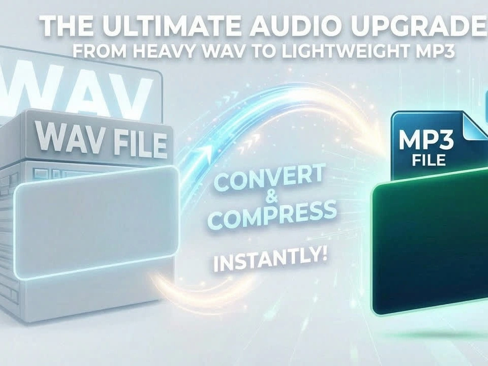 Convertitore audio da WAV a MP3 per una cartella completa