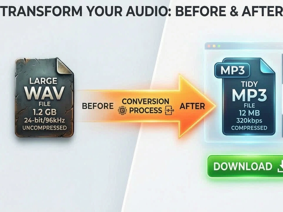 Cloud Convertire WAV in MP3 nel browser