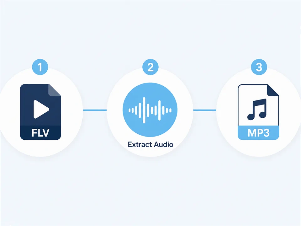 FLV to MP3 Online-Konverter für Vorträge und gespeicherte Streams