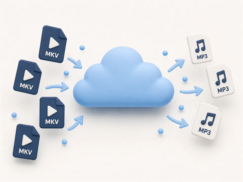 Convertitore da file MKV a MP3 per lezioni e tracce extra