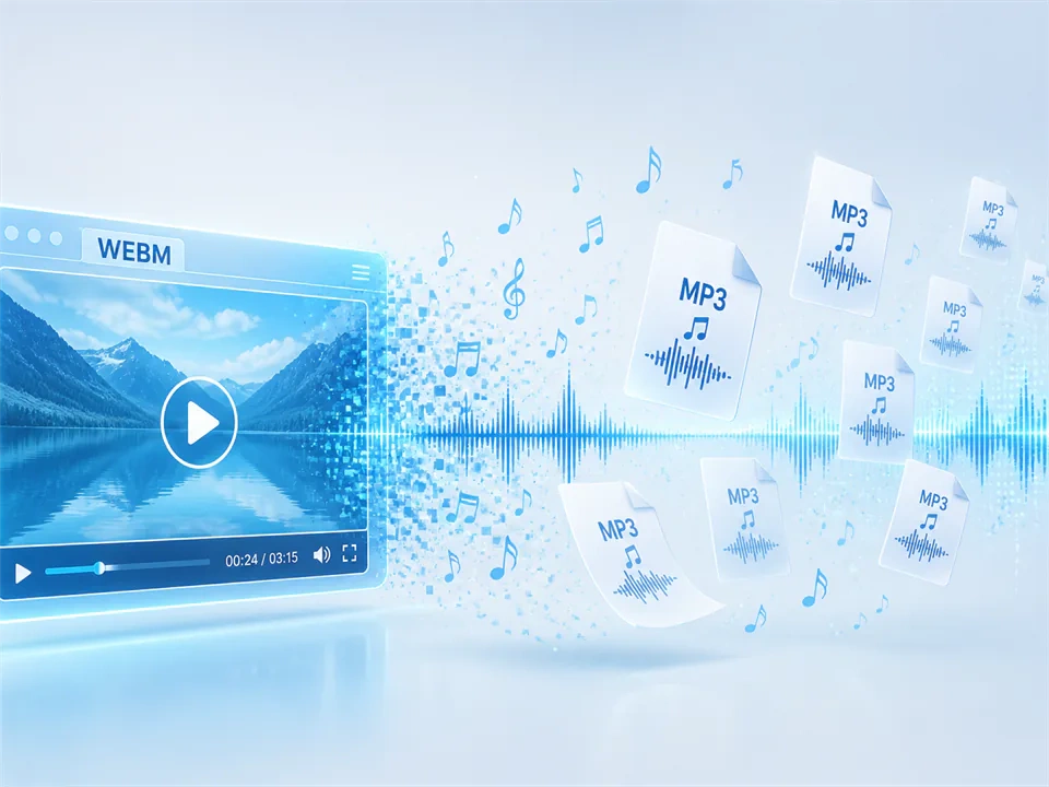 Cloud Convierte WEBM a MP3 en el navegador