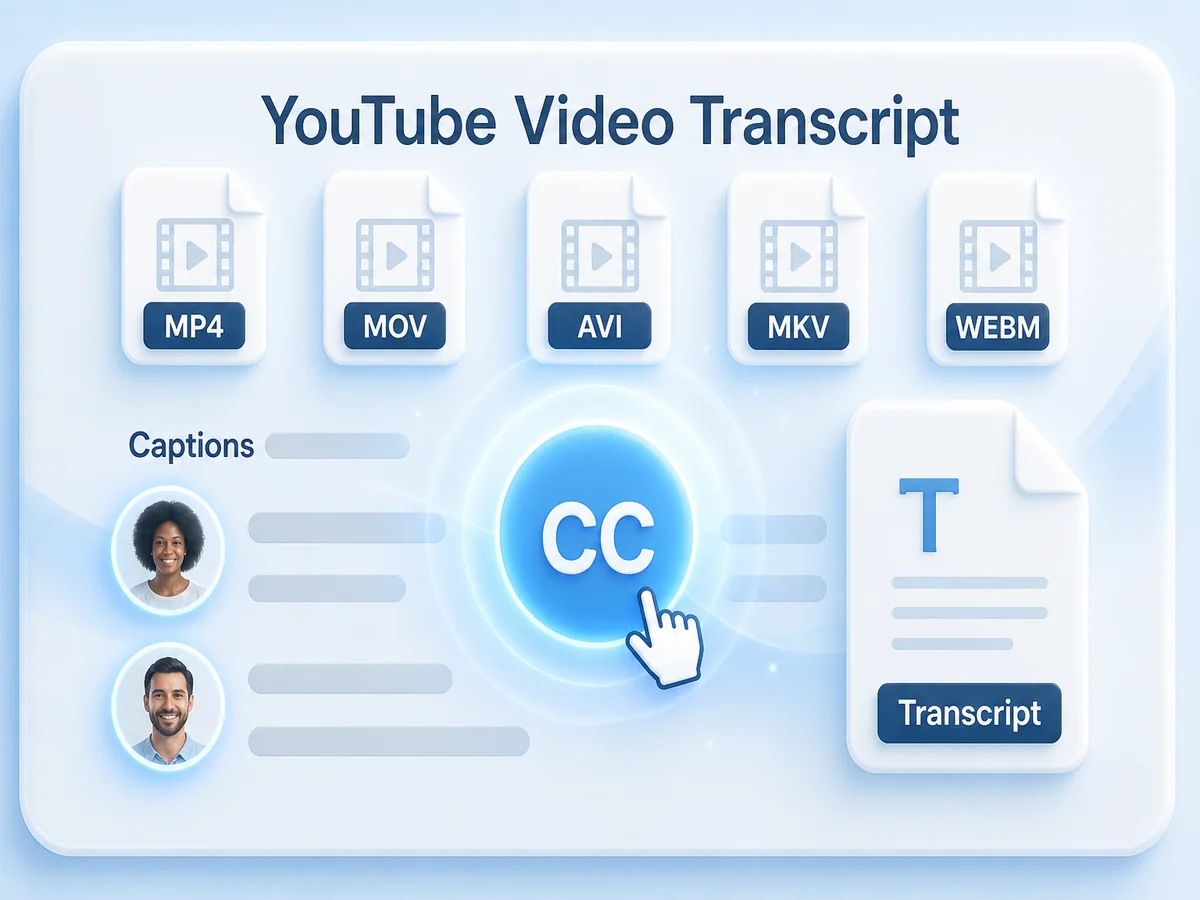 YouTube Video zum Text Transkript ion zur Wieder verwendung