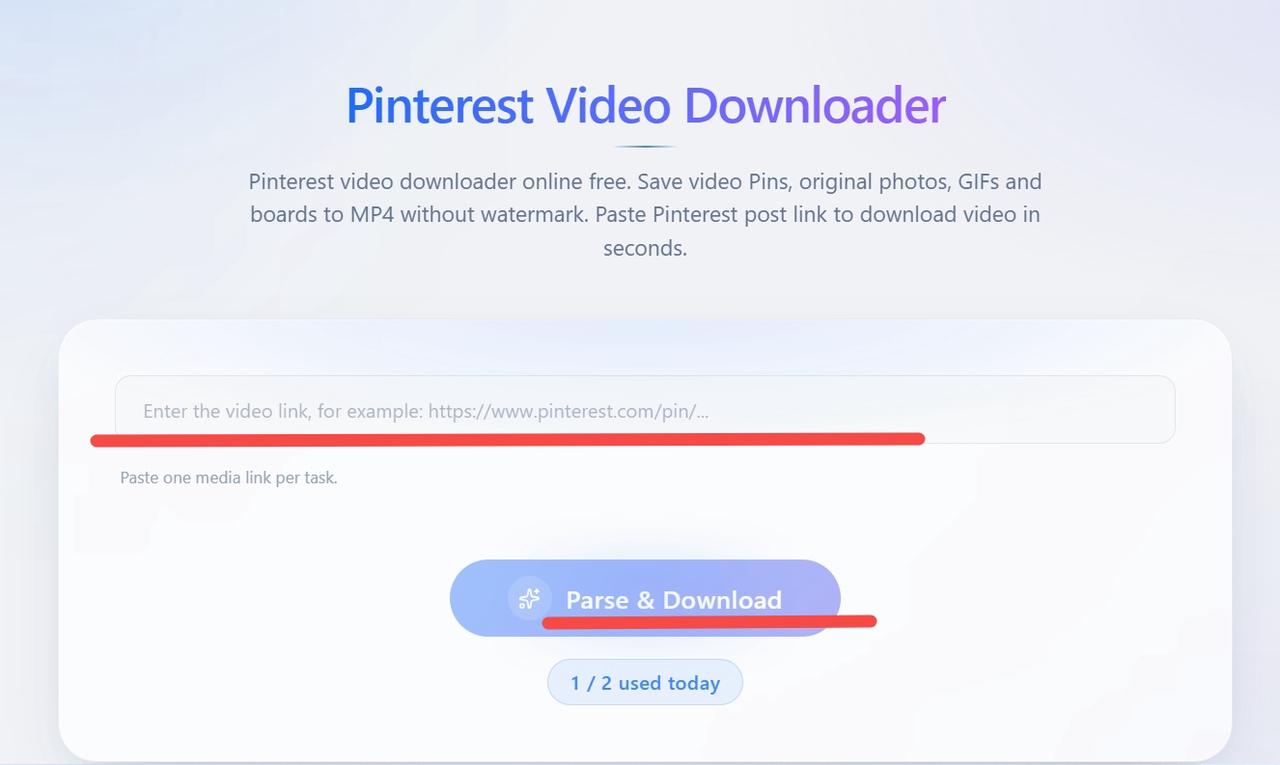 Copy Pin URL